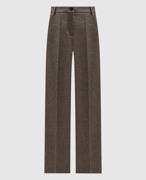 Marco Pescarolo Green wool pants FEMMENAD5480