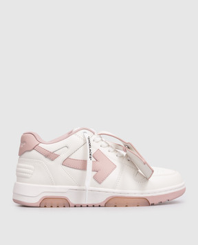 Off-White Out Of Office white leather sneakers with logo OWIA259C99LEA018