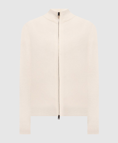 Ivory cashmere cardigan