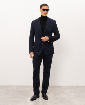 Dolce&Gabbana Blue jacket with wool G2PT9ZHU7QN