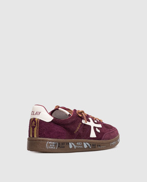 Premiata Burgundy suede sneakers BSKTCLAD BSKTCLAD7688