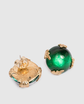 Dolman Bijoux Green Aida earrings 17136