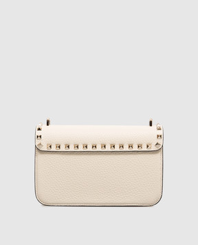 Valentino Rockstud ivory leather cross-body bag 9W2B0T76VSF