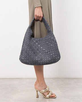 Bottega Veneta Grey suede Campana bag 844250V6FQ0