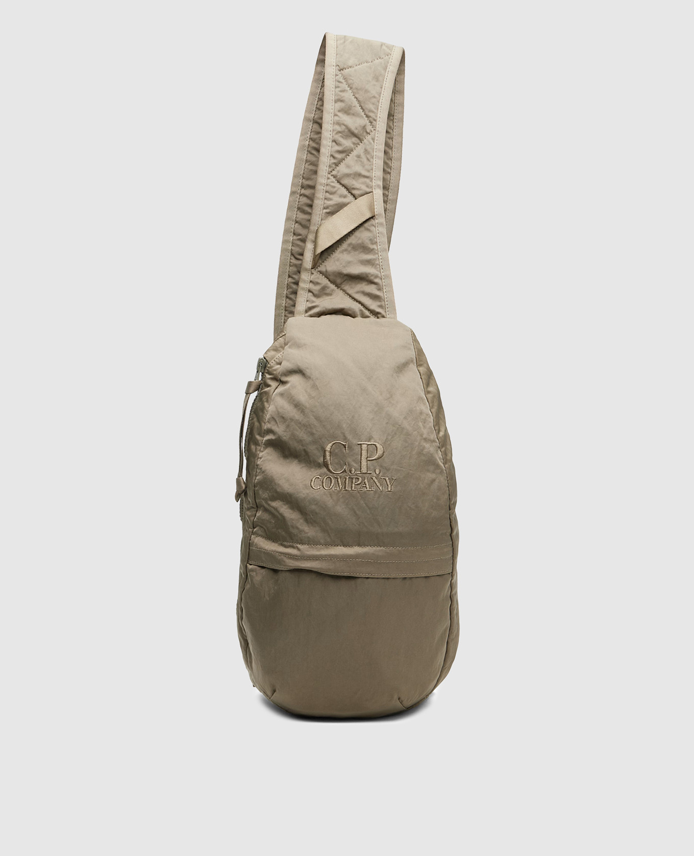 Khaki sling bag