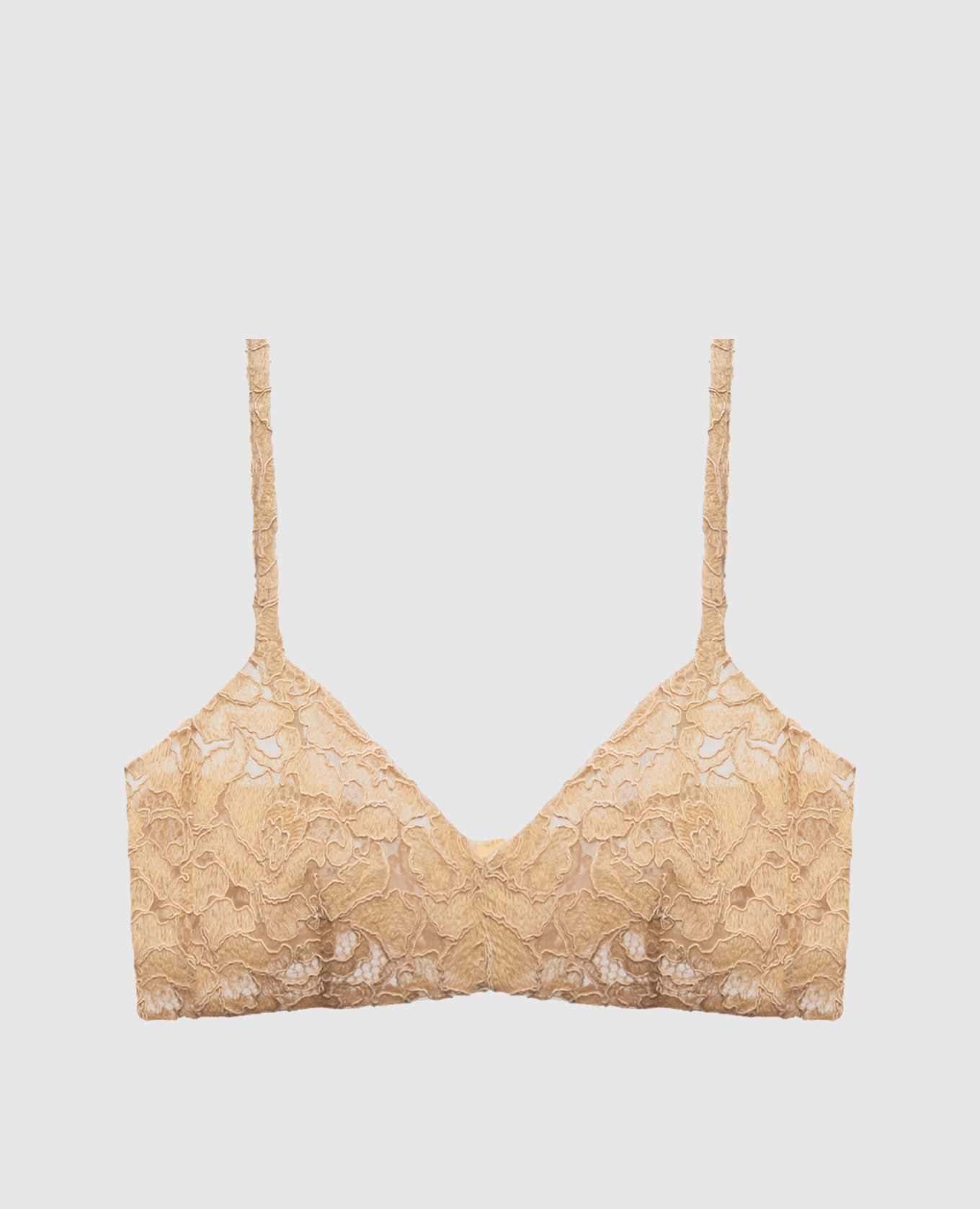 Beige lace bralette