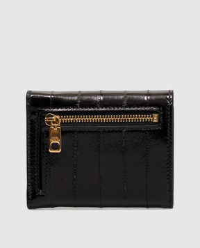 Dolce&Gabbana Black leather wallet with logo plate BI0770A8B08
