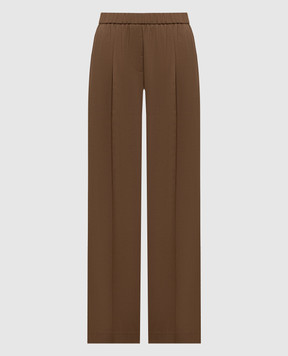 Peserico Brown wool pants P0480902660