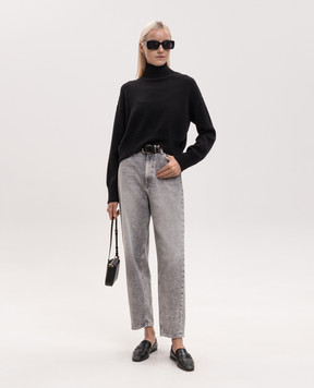 Dondup Dolcevita black wool sweater DT380M00796D002