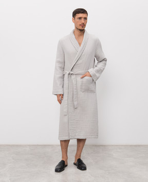L'appartement Gray Plush Robe PLUSHAIRPLYBATHROBE