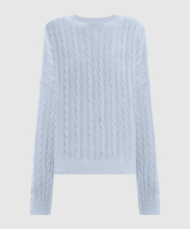 Blue Amabel cashmere and silk jumper