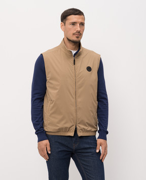 Stefano Ricci Brown vest with logo M6J4100020PL001HSAC64