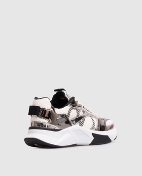 Valentino Ivory metallic sneakers 9W2S0PU6FDA