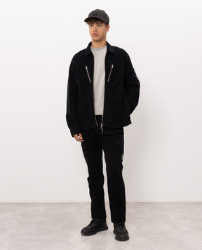 C.P. Company Black corduroy jacket MOS149A006410O