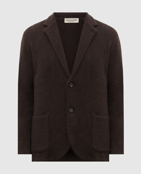 Cashmere&Whiskey Black cashmere blazer MU9471312341R