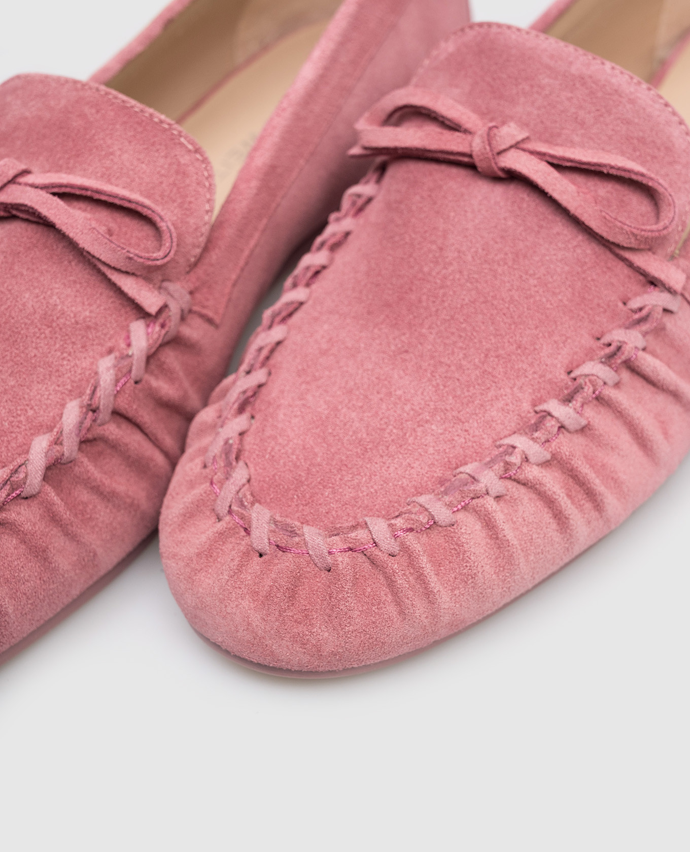 

Pink suede Britt loafers Stuart Weitzman