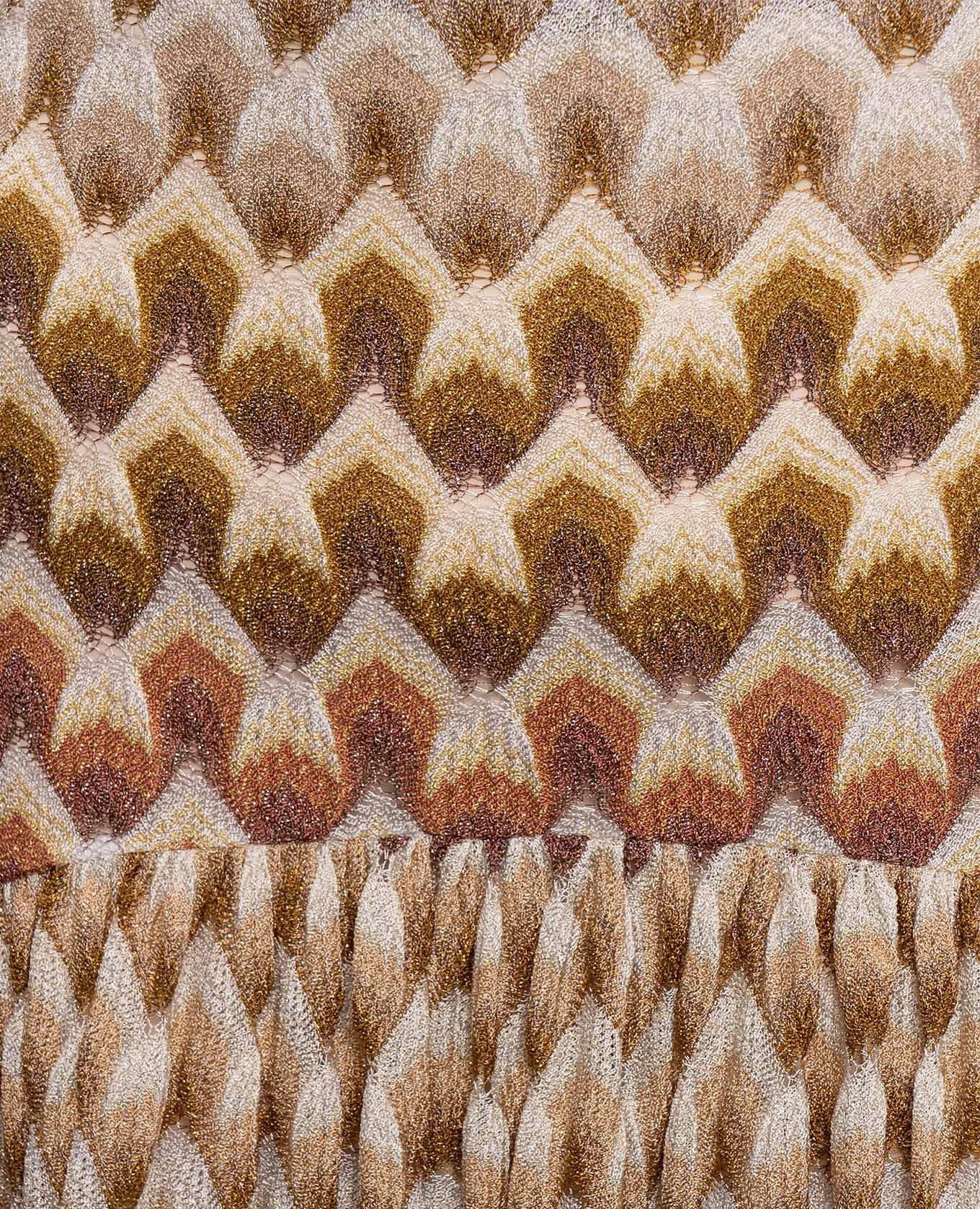 

Beige midi skirt with lurex Missoni