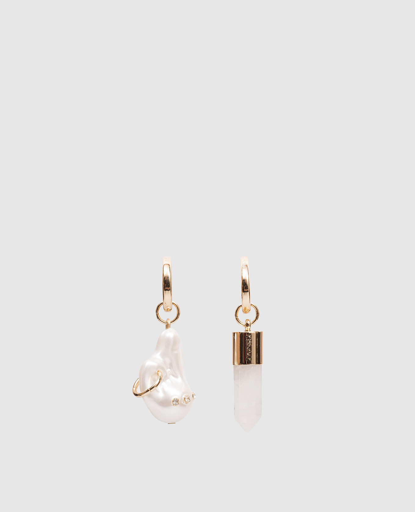 

Gold earrings with pendants Twinset, Golden