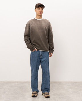 Premiata Brown sweatshirt with logo patch PA1053DD
