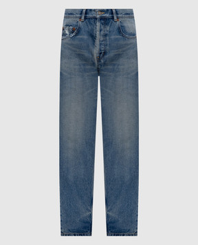Saint Laurent Blue jeans with a worn effect 747651Y13KB