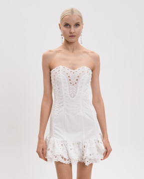 Charo Ruiz White mini dress Salty 263600