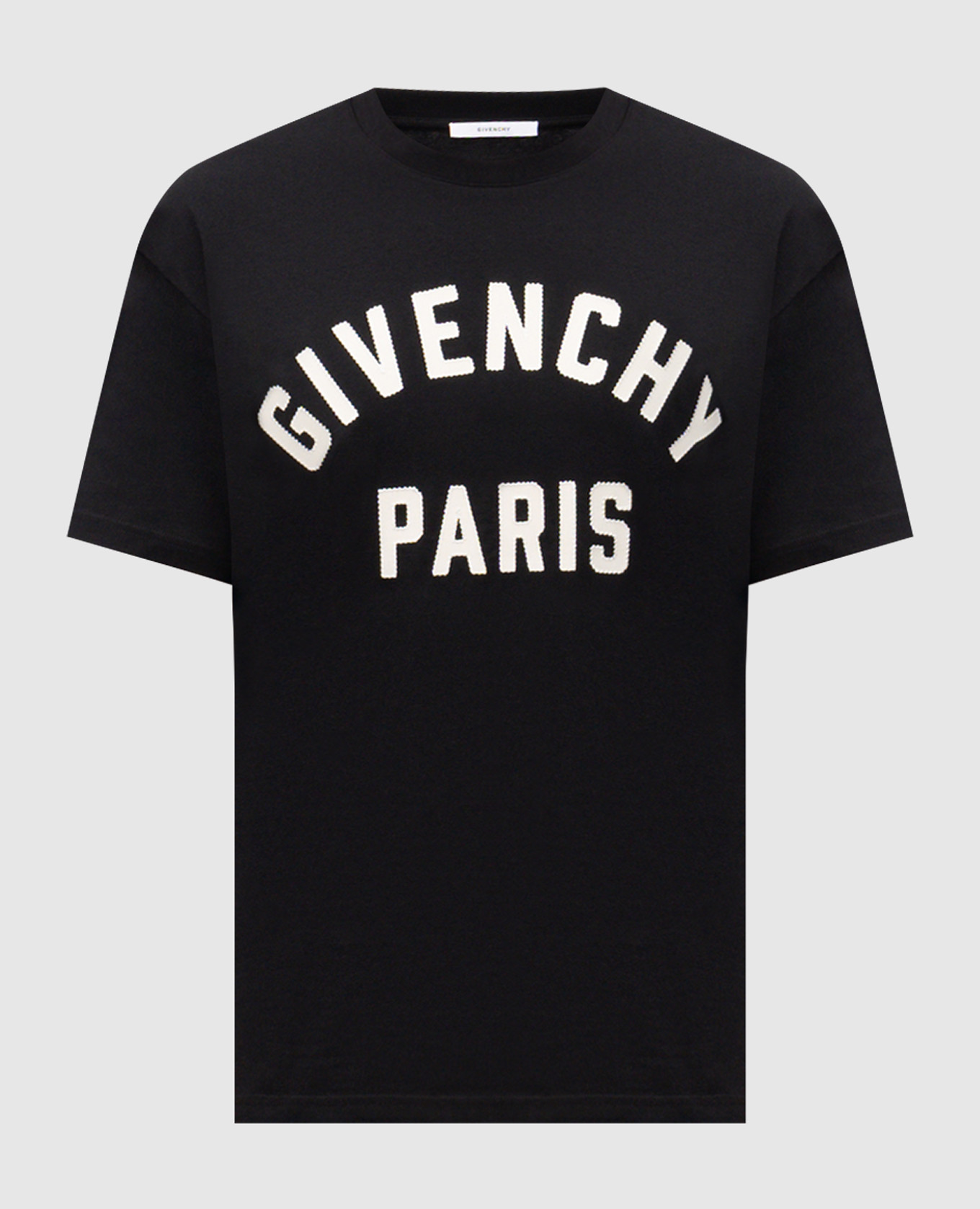 Black T-shirt with logo