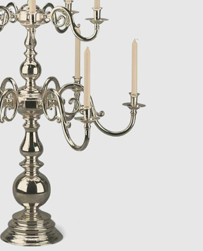 Broggi 1818 Ambasciata silver candlestick for 13 candles 3100018544