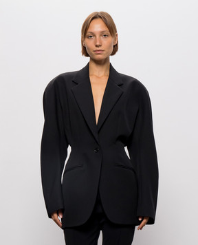 Thierry Mugler Black wool jacket COM1VE04801019