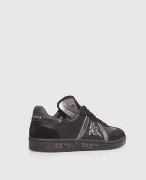 Premiata Bonnie black leather sneakers BONNIE