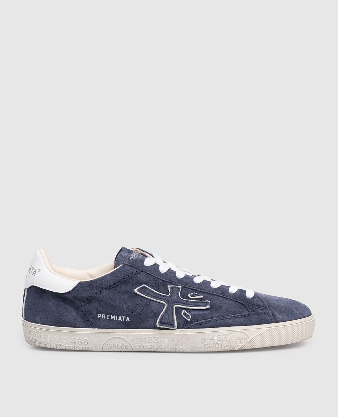 Stevend blue suede sneakers