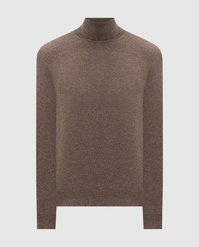 Agnona Brown cashmere sweater K202U284K1213