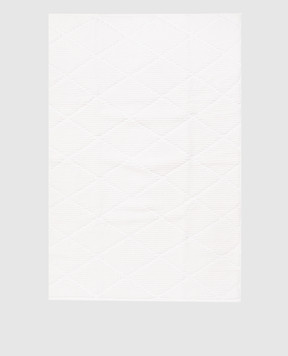 L'appartement White bathroom mat TILE DIAMONDBATHRUG