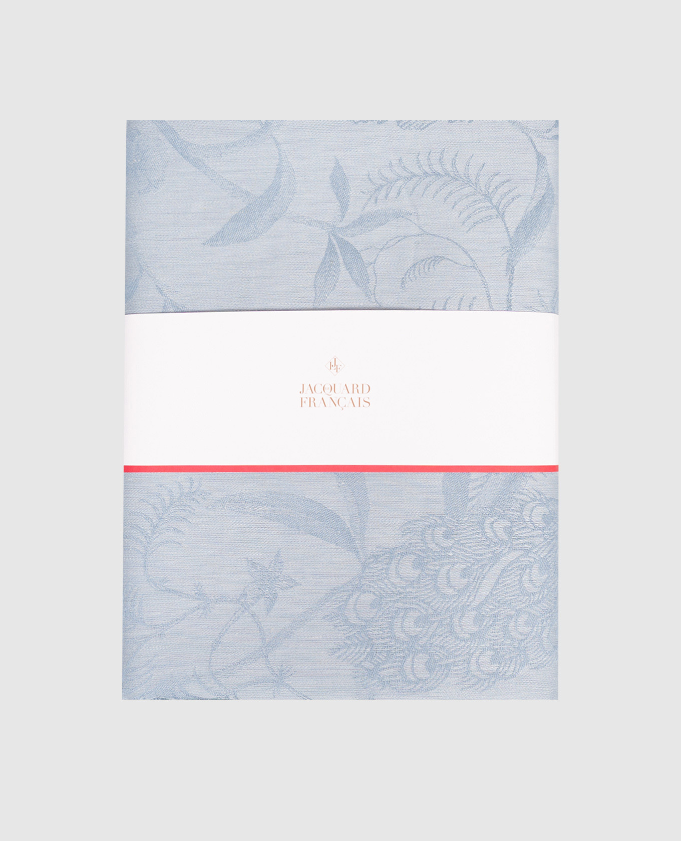 

Blue À l'orangerie patterned linen tablecloth Le Jacquard Fraincais, Light blue