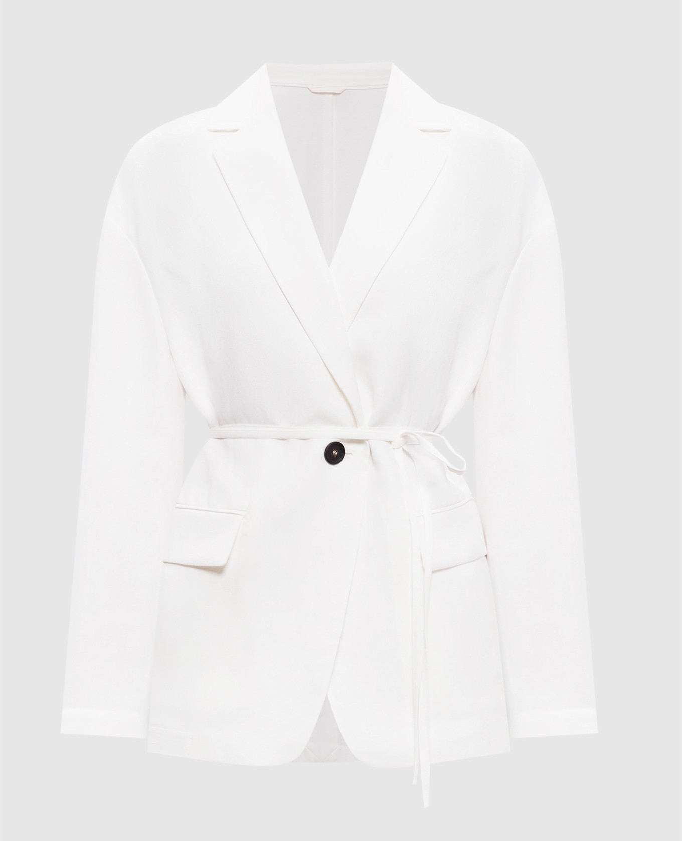 White jacket with linen