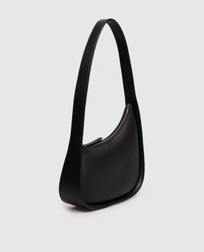 The Row Black Half Moon Leather Bag W1249L52