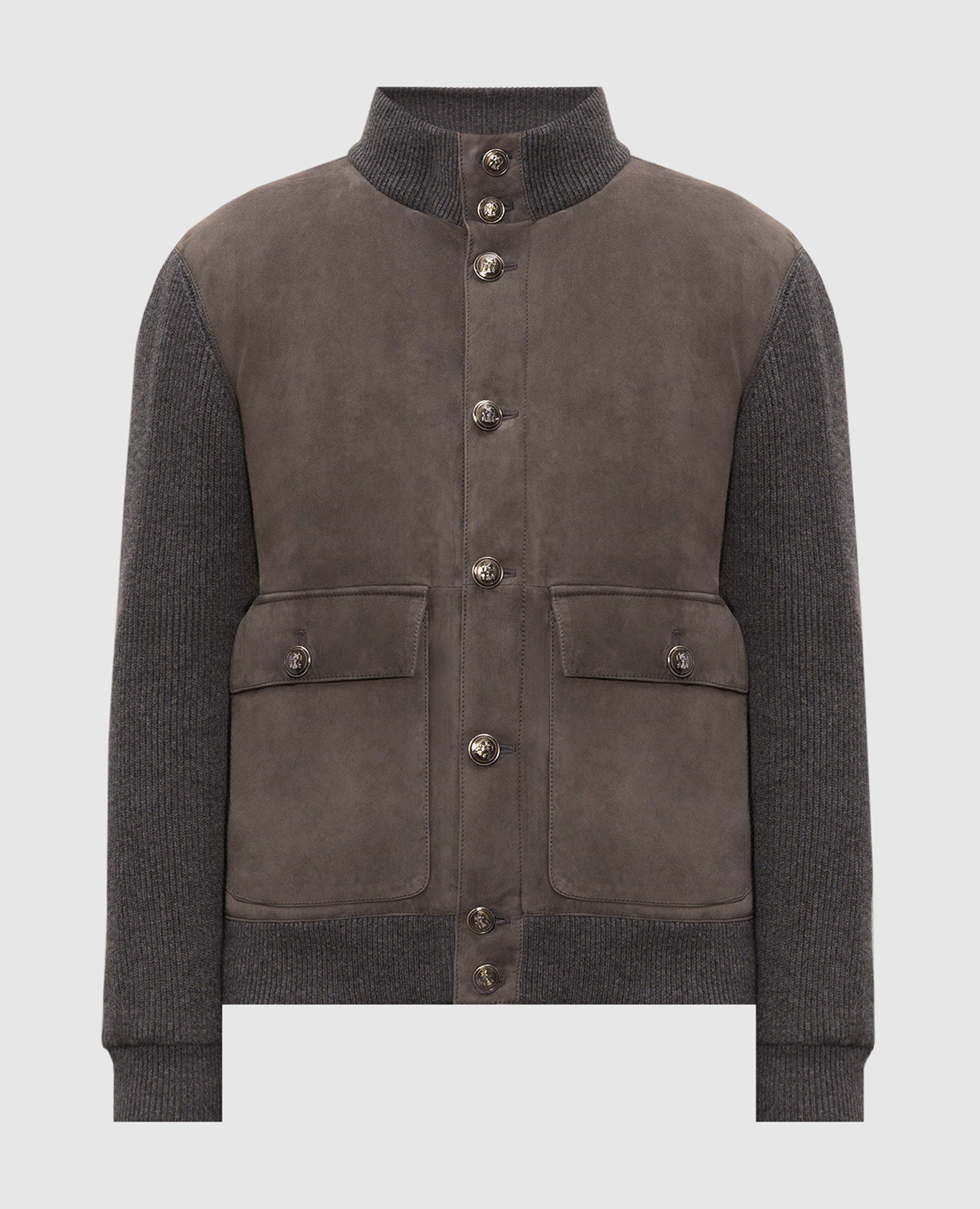 Gray combination jacket
