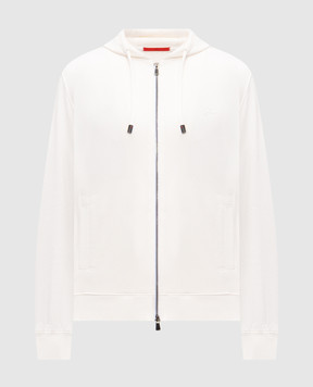ISAIA White sports jacket with silk MFRE18J0372