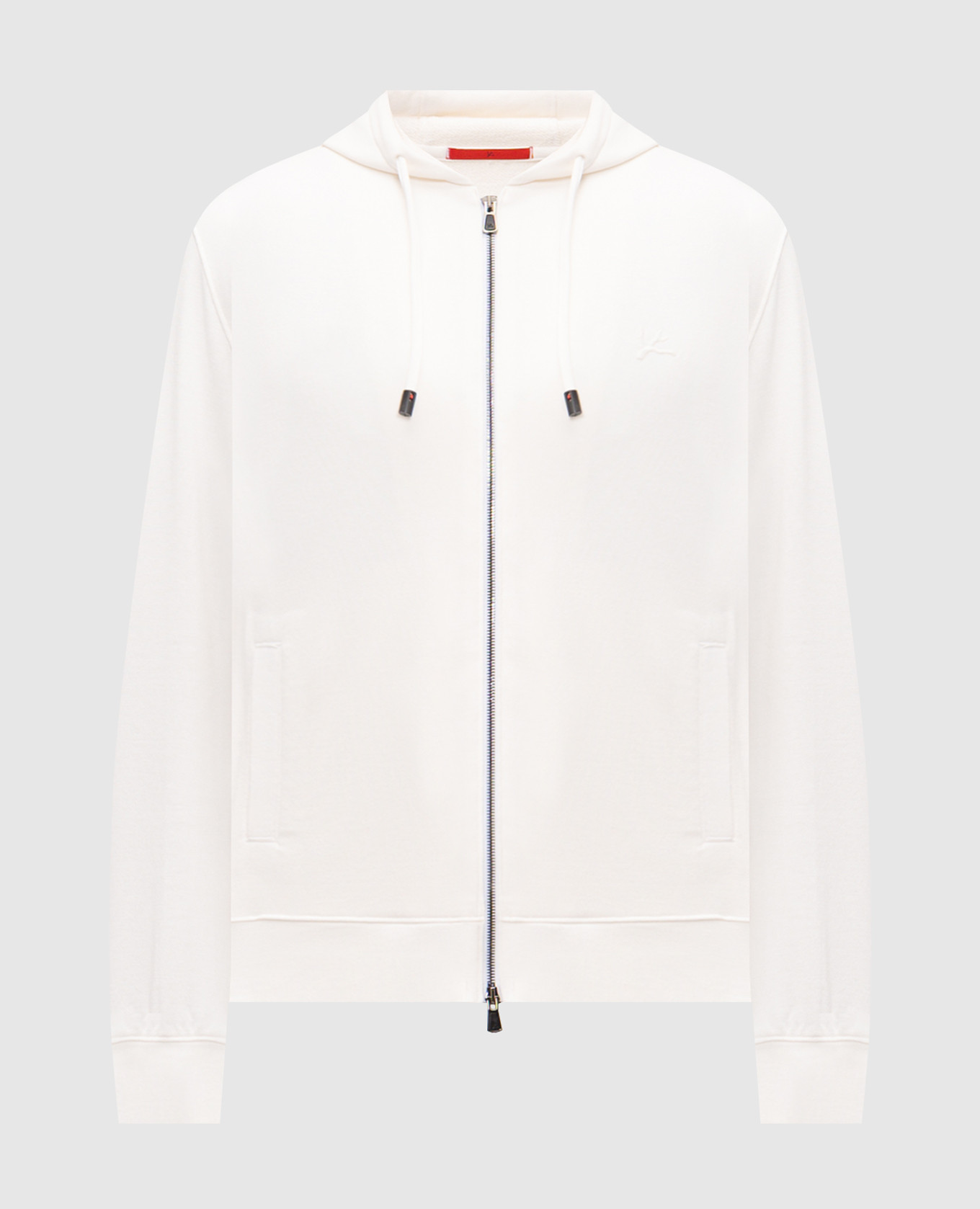 White sports jacket with silk