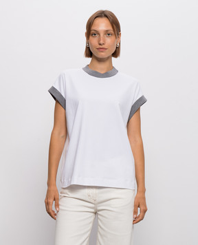 Peserico White T-shirt A06935J0A0079
