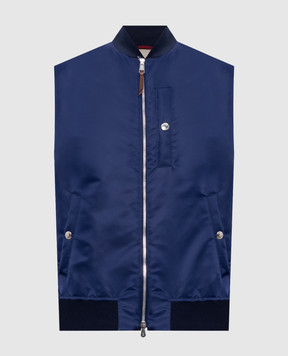 Brunello Cucinelli Blue vest MZ4316565