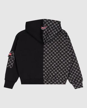 Sprayground Children's black sports jacket Throw It To Me Drip SPY1498G