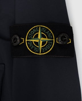 Stone Island Children's blue jacket with hood L2S16Q100001S0B221012
