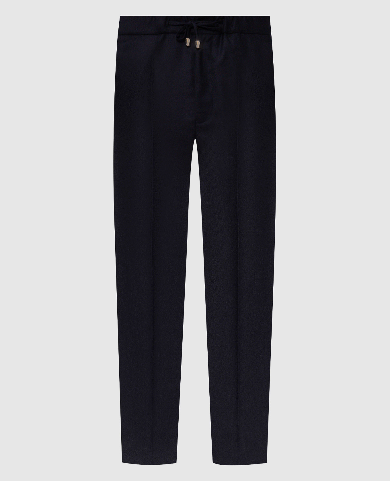 Blue cashmere pants