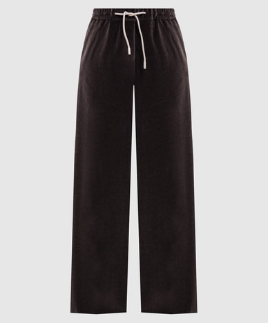 Pantaloni di velluto marrone