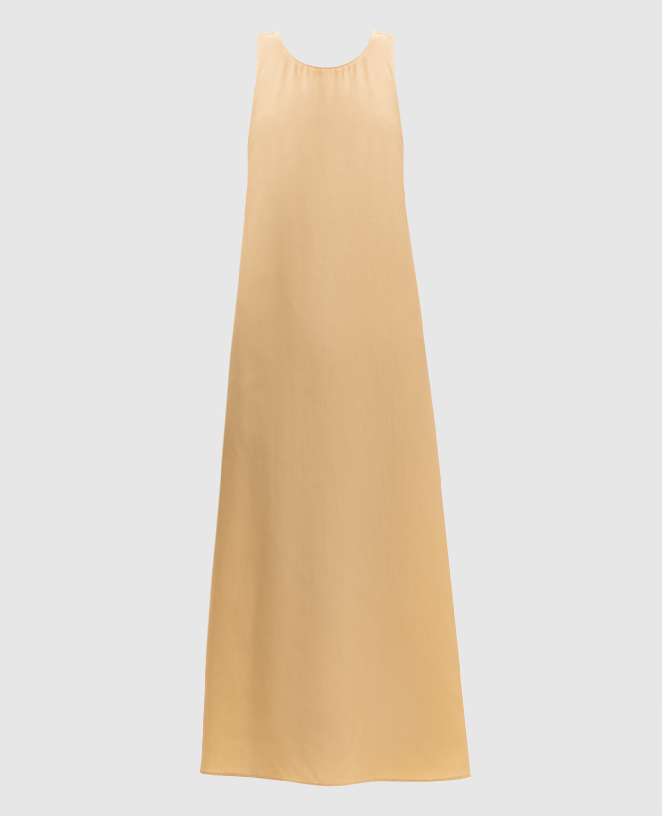 Yellow dress with slits