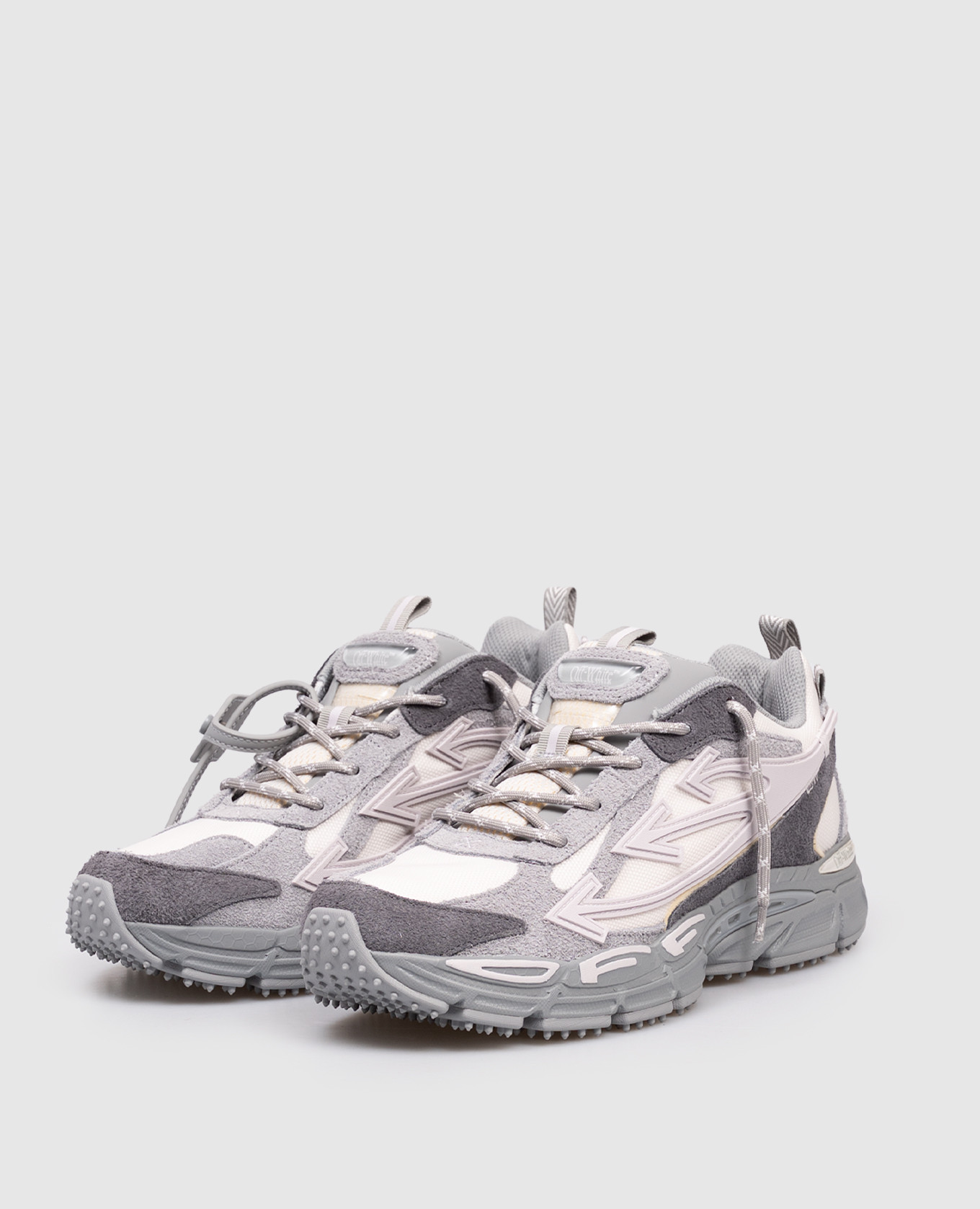 

Be Right Back grey combination sneakers Off-White