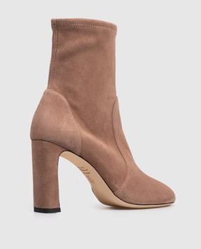 Stuart Weitzman Beige suede ankle boots BABETTE SL543