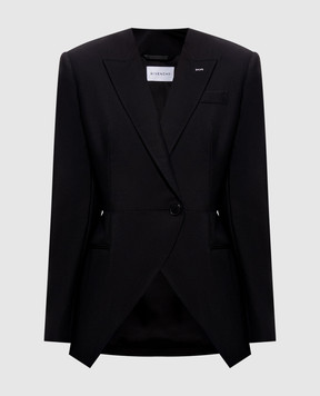 Givenchy Black double-breasted wool jacket BW30R3100H