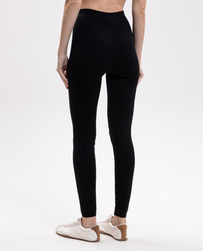 Sporty & Rich Black wool leggings PA09682315BA01