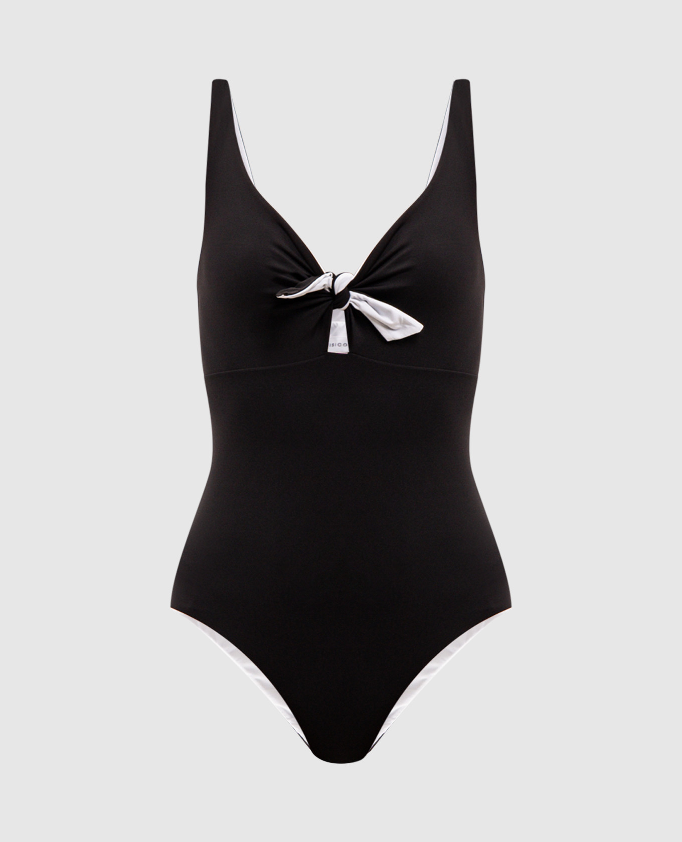 Black reversible swimsuit